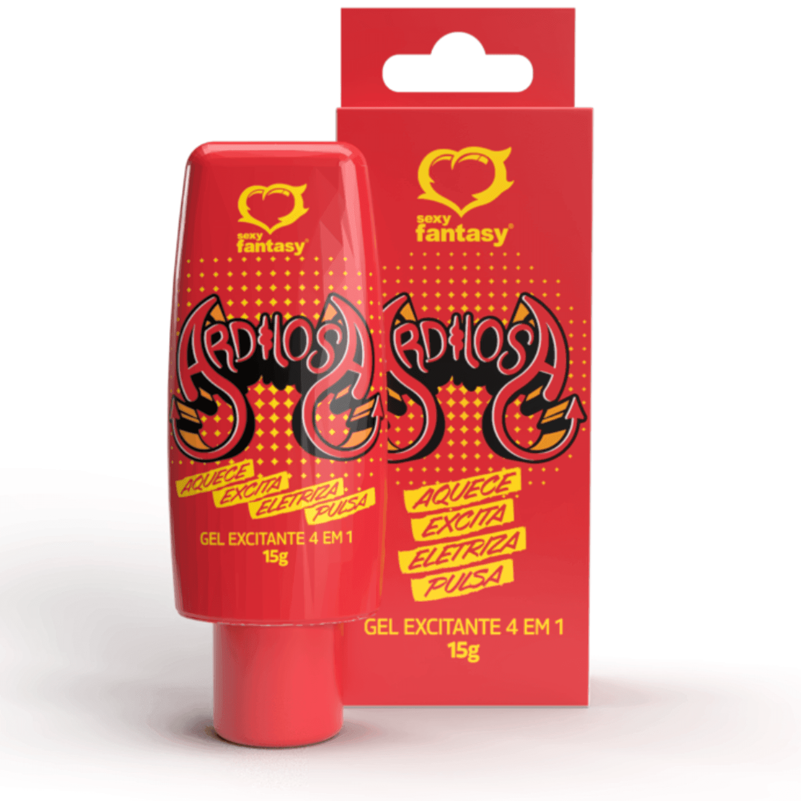 Ardilosa Gel Excitante 4 em 1 Aquece Excita Eletriza e Pulsa