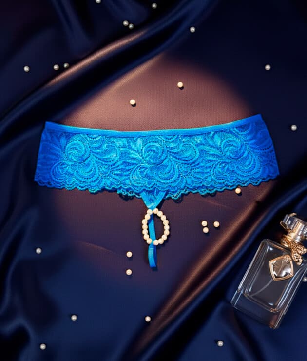 Calcinha Sexy com Pérolas Estilo Tailandesa