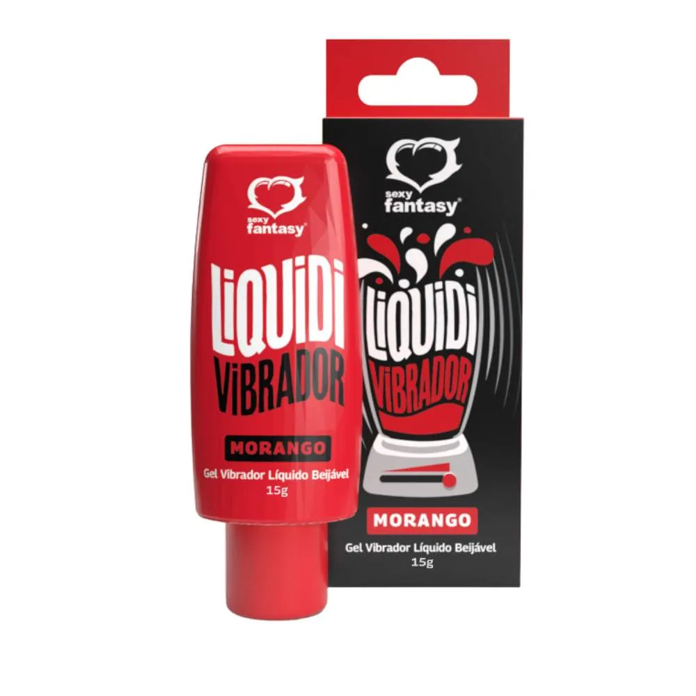 Liquidi Vibrador sabor Morando e sabor Chiclete e Menta