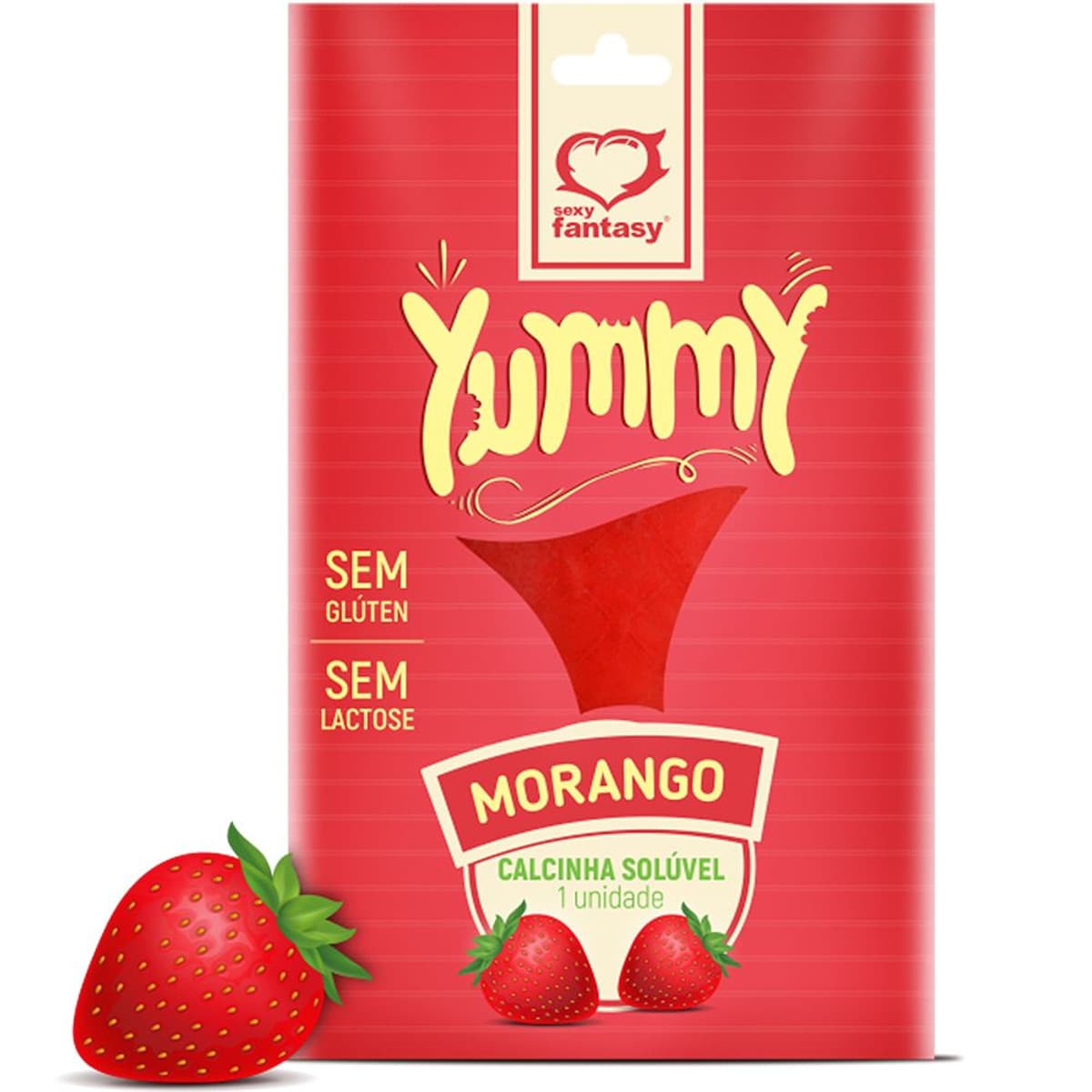 Calcinha Solúvel Yummy Comestível - detalhe