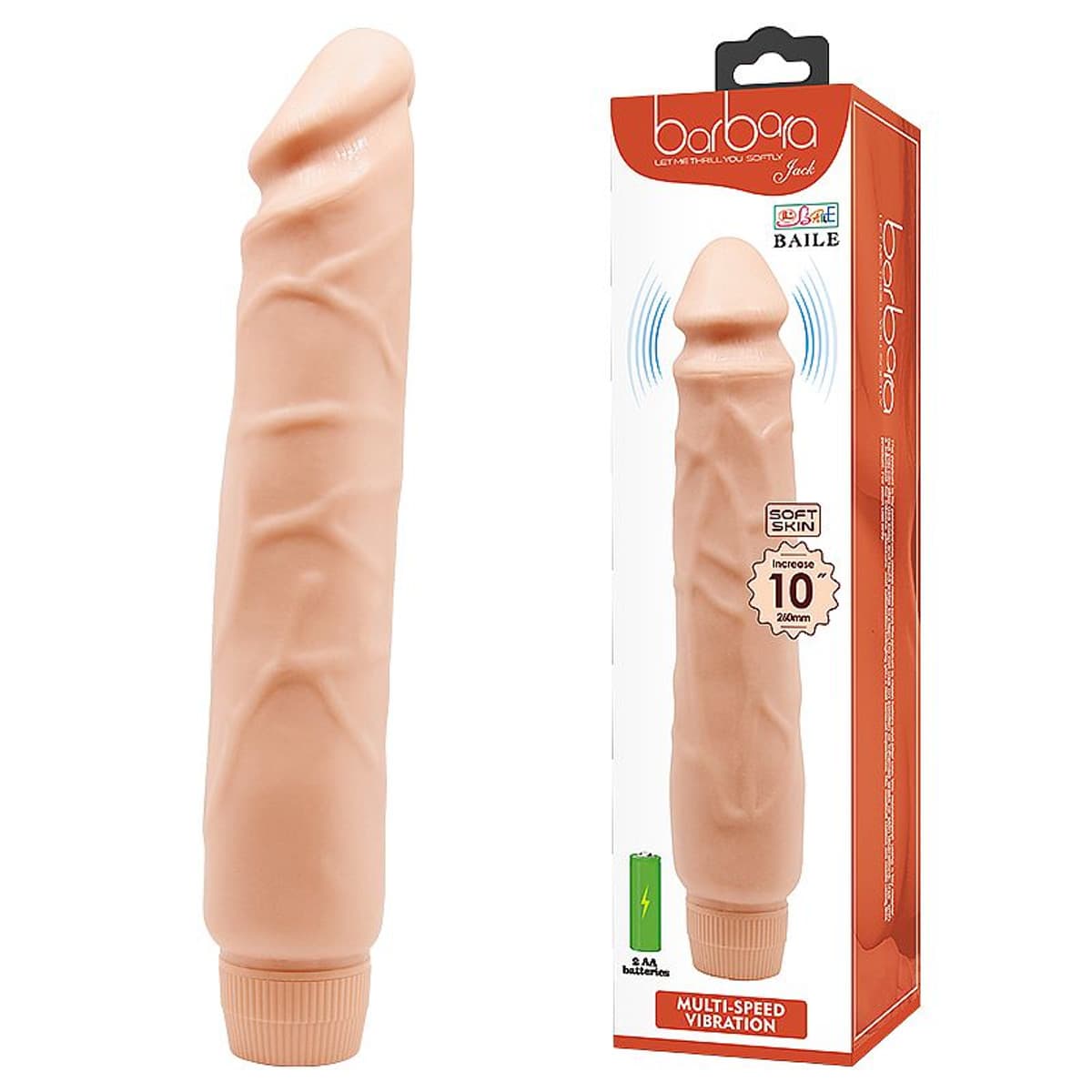 Prótese com Vibro - Baile 25,5cm - detalhe
